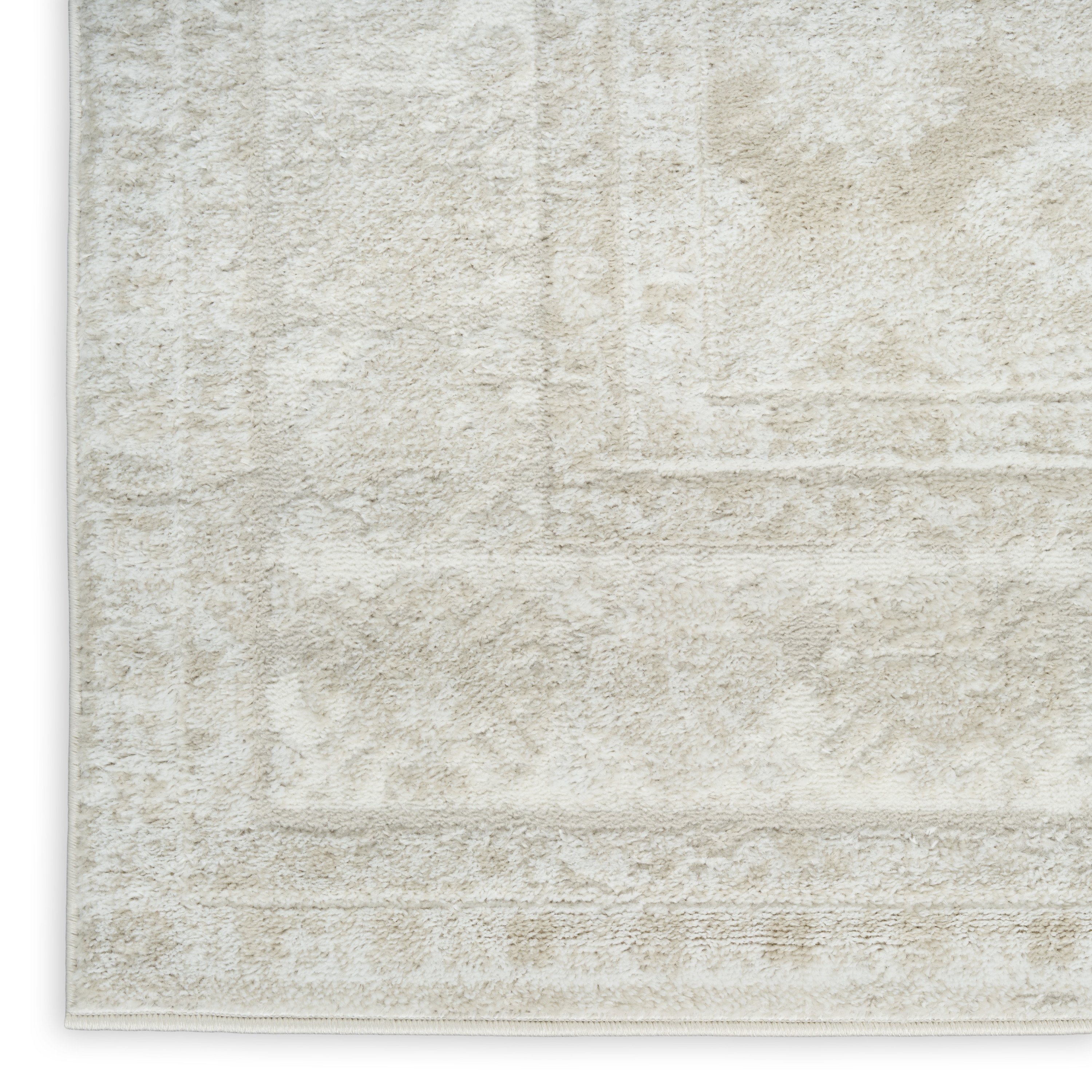 Nourison Dekor 7'10" x 9'10" Ivory Beige Vintage Indoor Rug