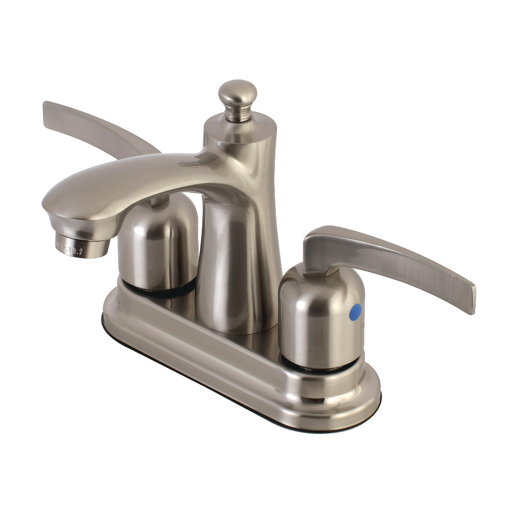4" Centerset Bathroom Faucet with Pop-Up Drain, Brushed Nickel