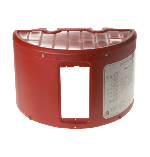 WATER HEATER FRONT SHROUD COVER (RED)
