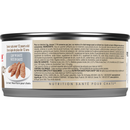 Royal Canin Feline Health Nutrition Aging 12+ Loaf In Sauce Canned Cat Food