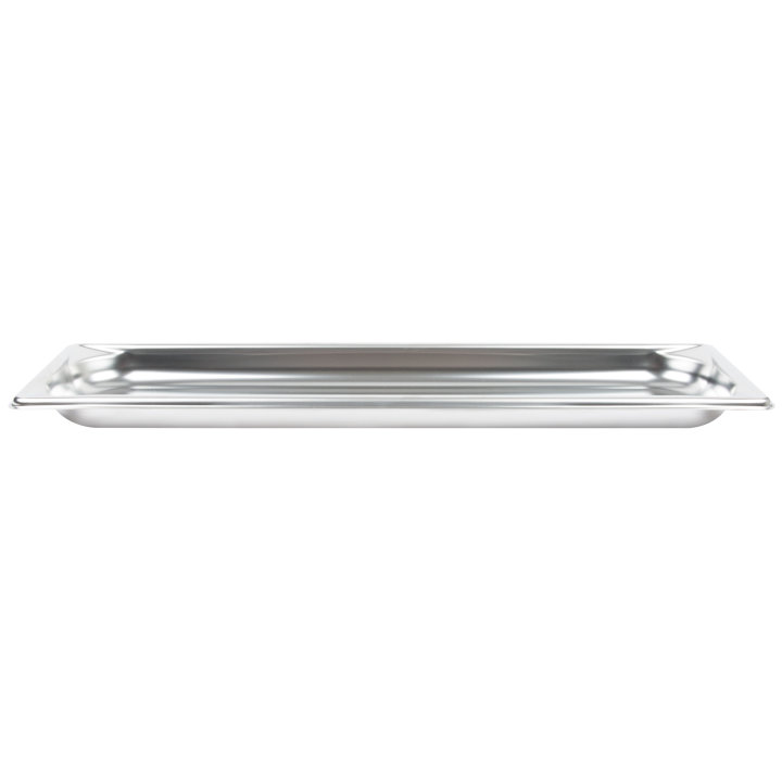 Half-long-size 1 ¼-inch-deep Super Pan V® stainless steel steam table pan