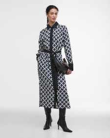 Kleid Denim Printed Midi Multi