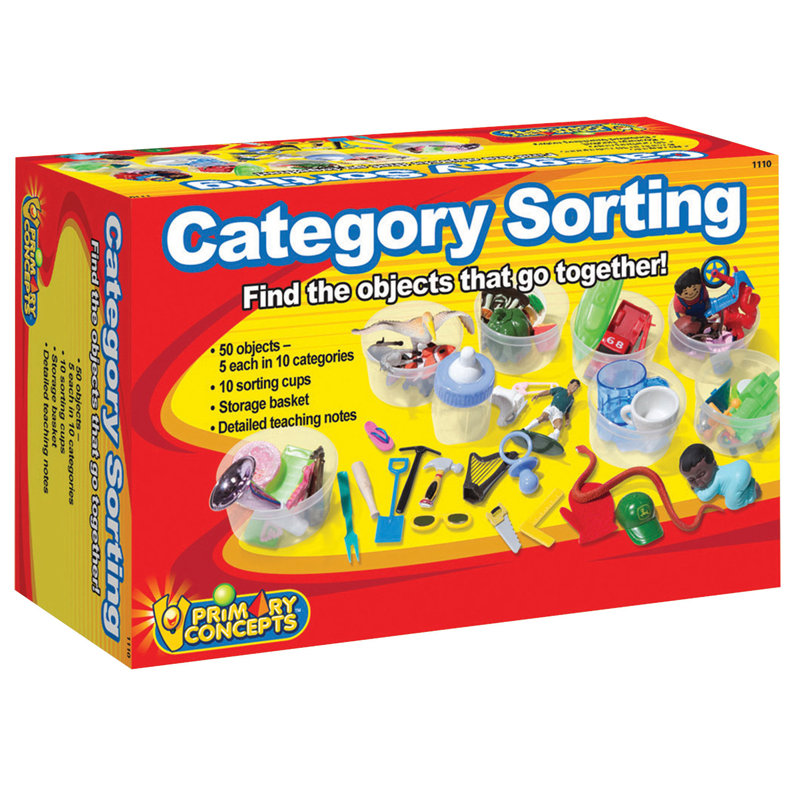 Primary Concepts Category Sorting Object Set