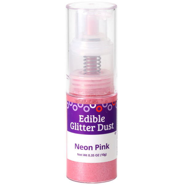 Neon Pink Dust 10g - Red 3 Free Edible Glitter