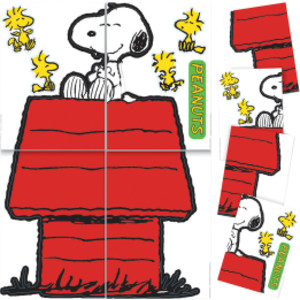 Giant Character Snoopy and Dog House Bulletin Board Set