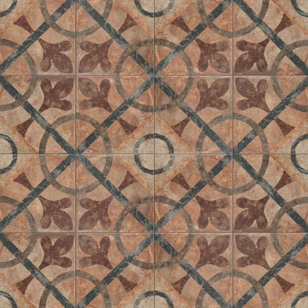 Americana Cleveland 8-3/4 in. x 8-3/4 in. Porcelain Floor and Wall Tile