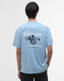 Outdoors Oversized Graphic T-Shirt Sky