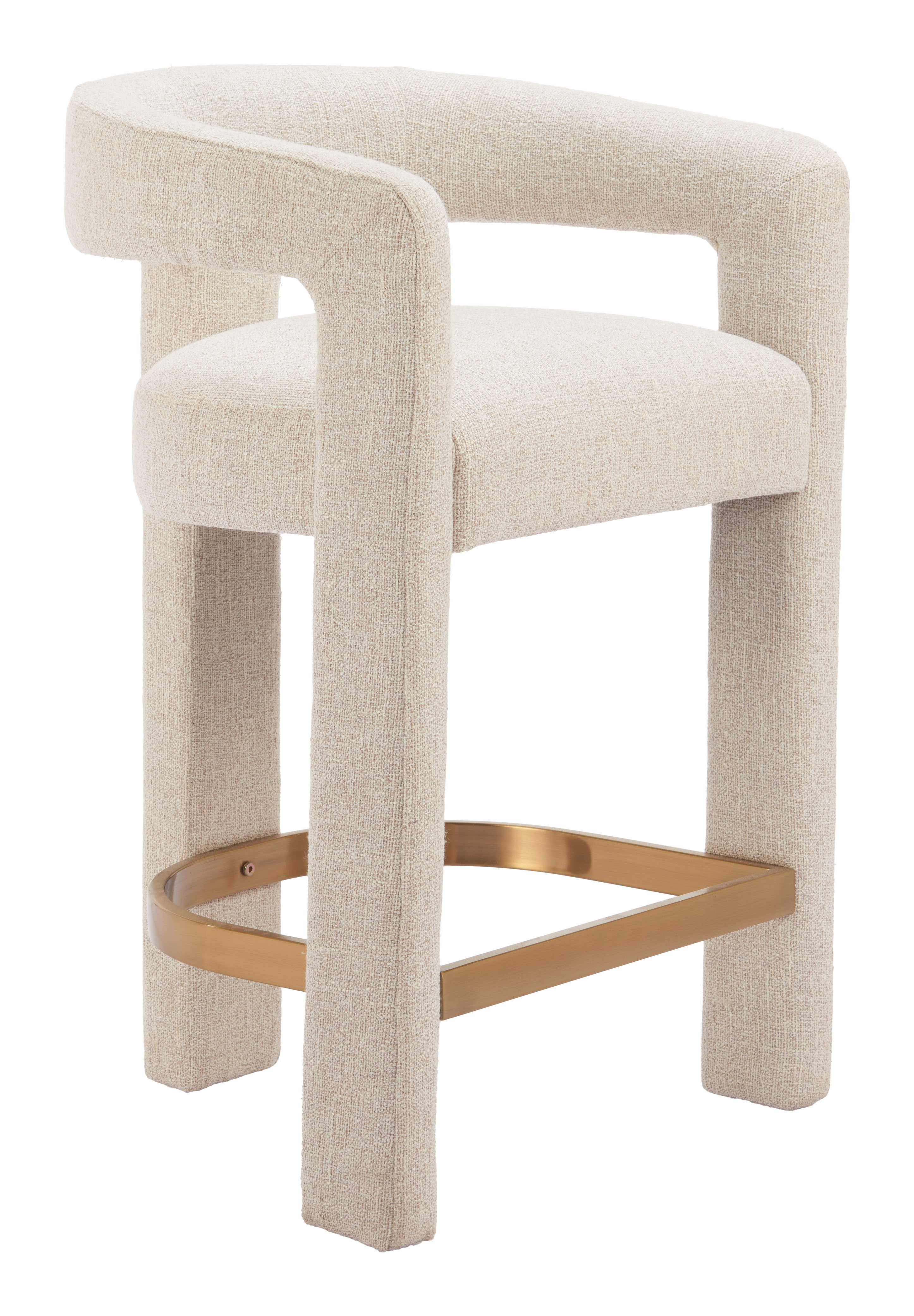 Saiko Counter Stool Beige product image