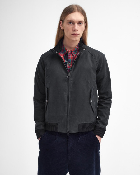 Barbour x Baracuta Porton Waxed Harrington Jacket