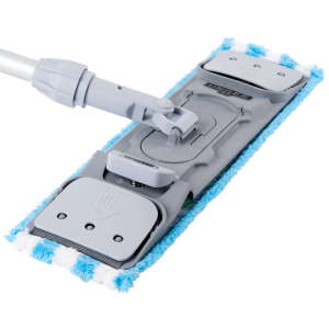Unger, SmartColor Micro 7.0, Micro 7.0 Microfiber Tab Mop, 16"W, Blue/White