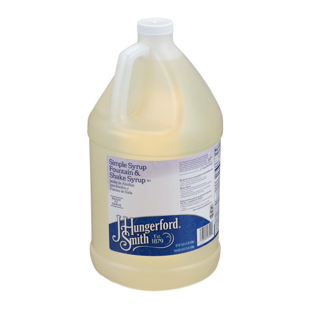 Simple Syrup Fountain Syrup, 1 gal jugs Conagra Foodservice
