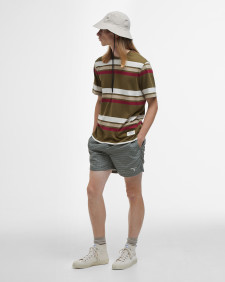 Golborne Striped T-Shirt Light Sage