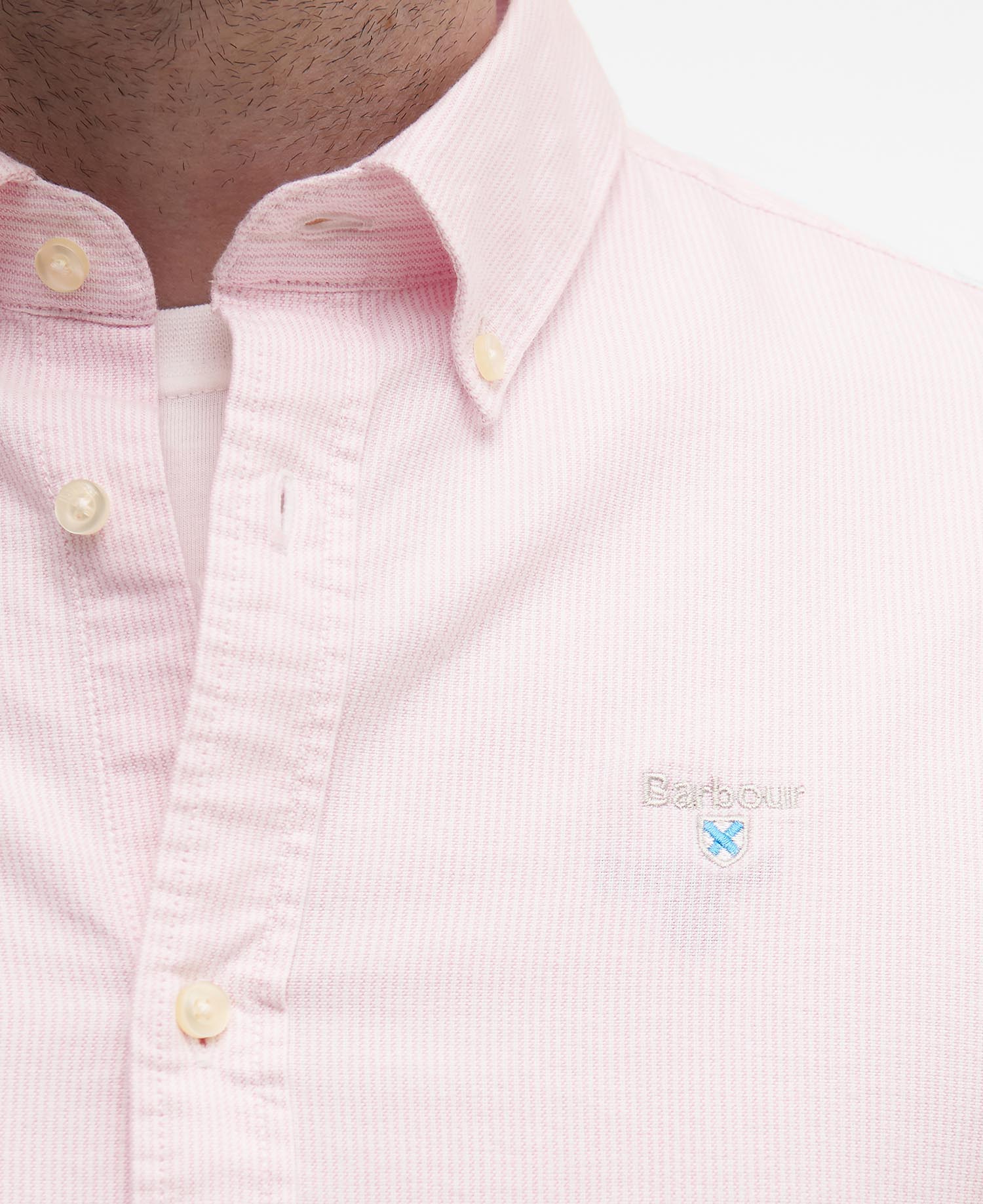 Striped Oxford Tailored Long-Sleeved Shirt image number 4