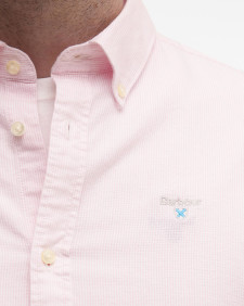 Striped Oxford Tailored Long-Sleeved Shirt Classic Pink