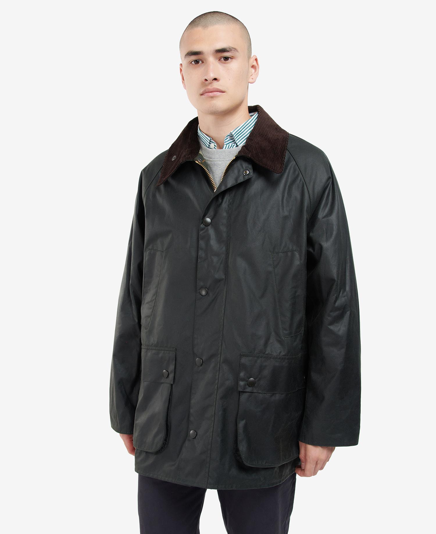 Oversized Bedale Waxed Jacket image number 0