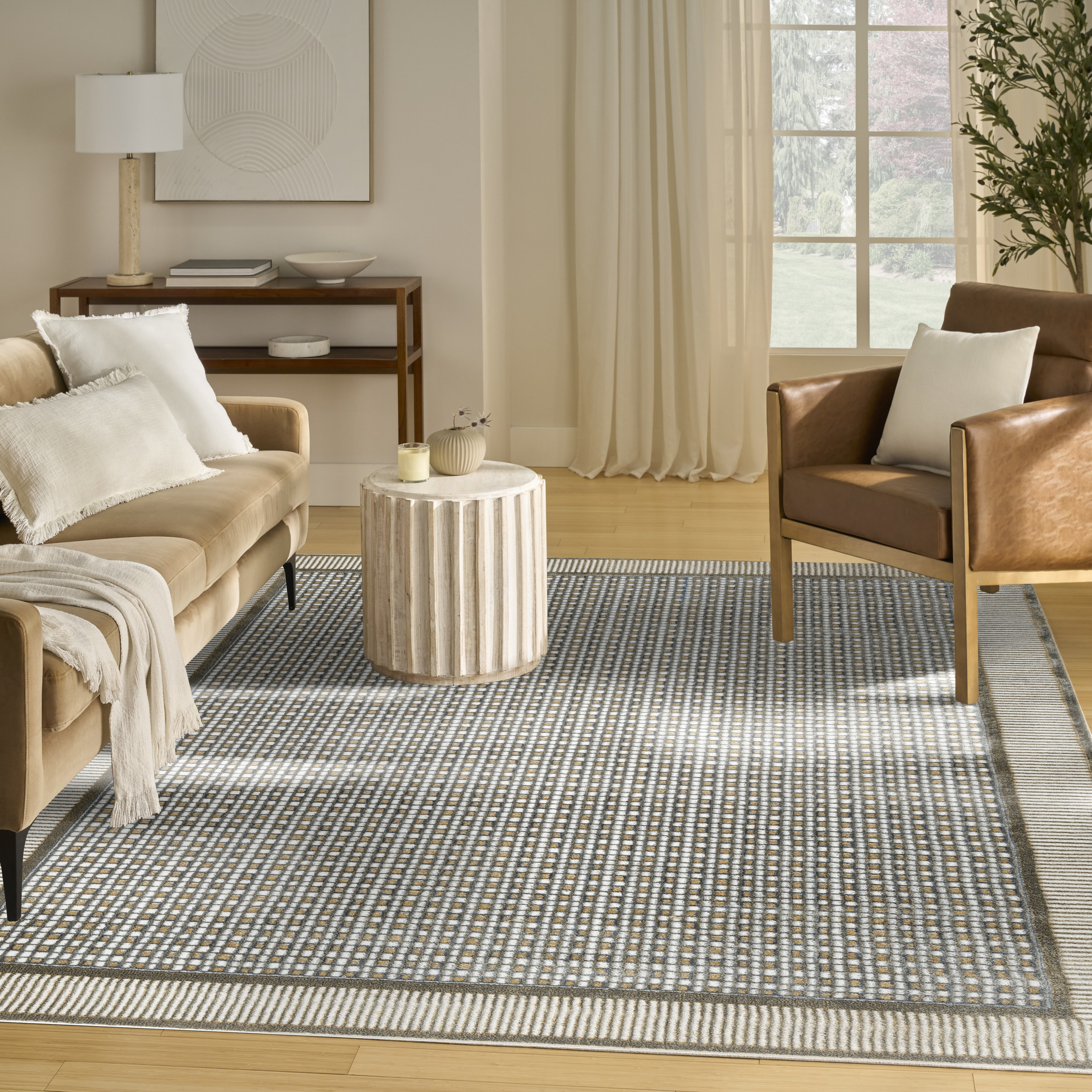 Nourison Nordic 8' x 10' Multicolor Modern Indoor Rug