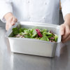 4.5-quart Miramar® contemporary stainless steel half-size food pan