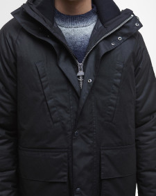 Wachsjacke Oakdale Black