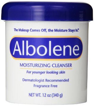 Albolene® Mineral Oil / Petrolatum Facial Cleanser, Unscented, 12-ounce Jar