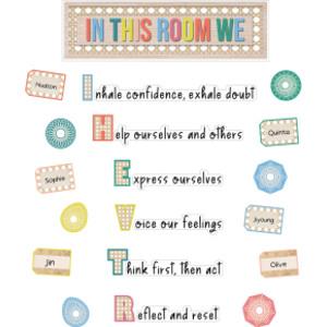 True to You In This Room We Thrive Bulletin Board Set