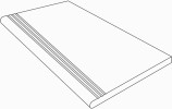 12×24 Stair Tread Coping Grip Rectifed 12×24 Stair Tread Coping Grip Rectifed
