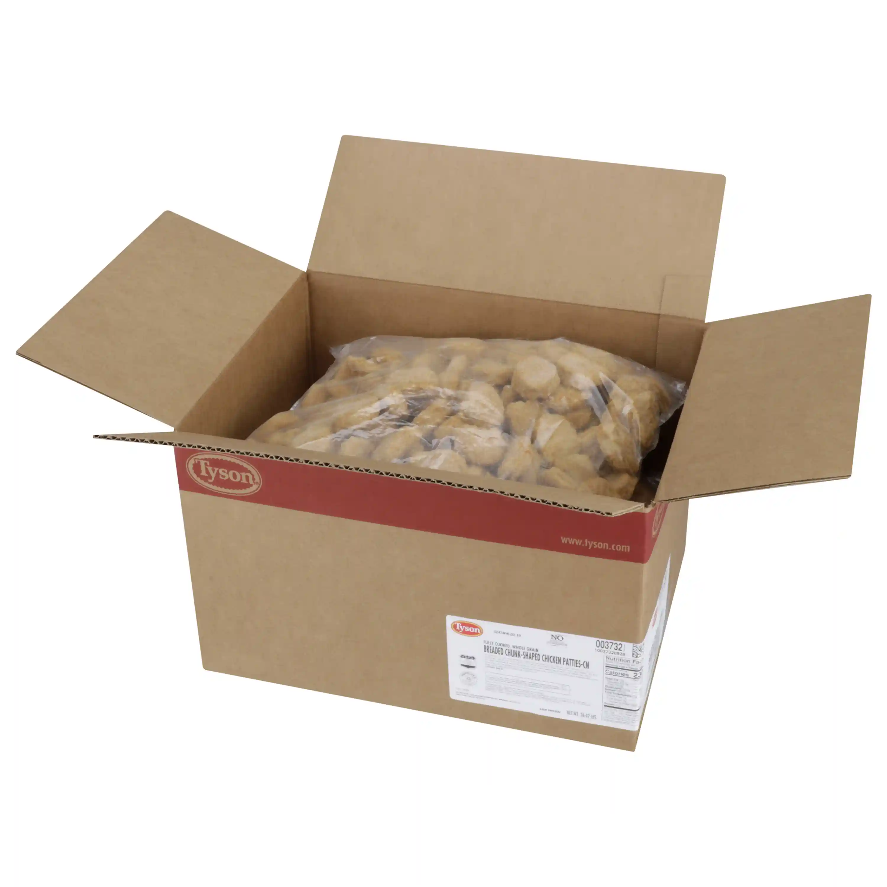 Tyson® Fully Cooked Whole Grain Breaded Chicken Nuggets, CN, 0.79 oz._image_4
