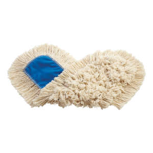 Rubbermaid Commercial, Standard Dust Mops, 24"W, Cotton, White, Pocket, Dust Mop