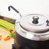 4-ounce stainless steel ladle with black Ergo Grip™ Kool-Touch® handle