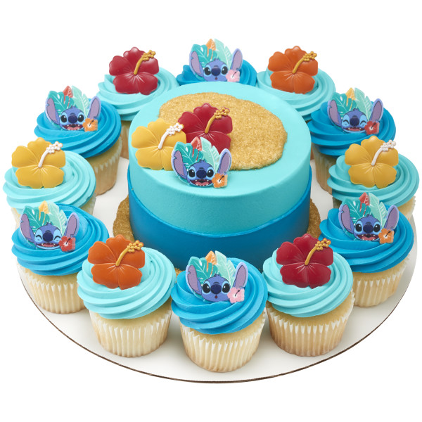 Hibiscus Flower Cupcake Rings
