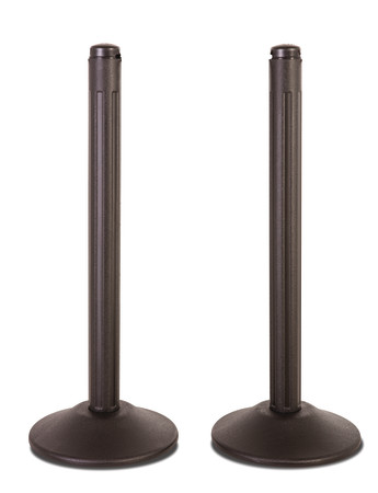 ChainBoss Stanchion - Black Empty with No Chain 1