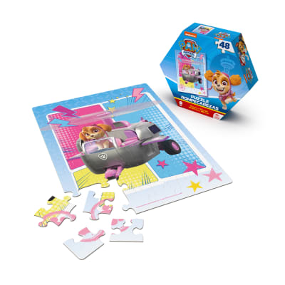 PAW Patrol, 48-Piece Jigsaw Puzzle Skye in Helicopter Vehicle Kids Puzzles Nickelodeon PAW Patrol Toys PAW Patrol Figures, for Kids Ages 4 and up