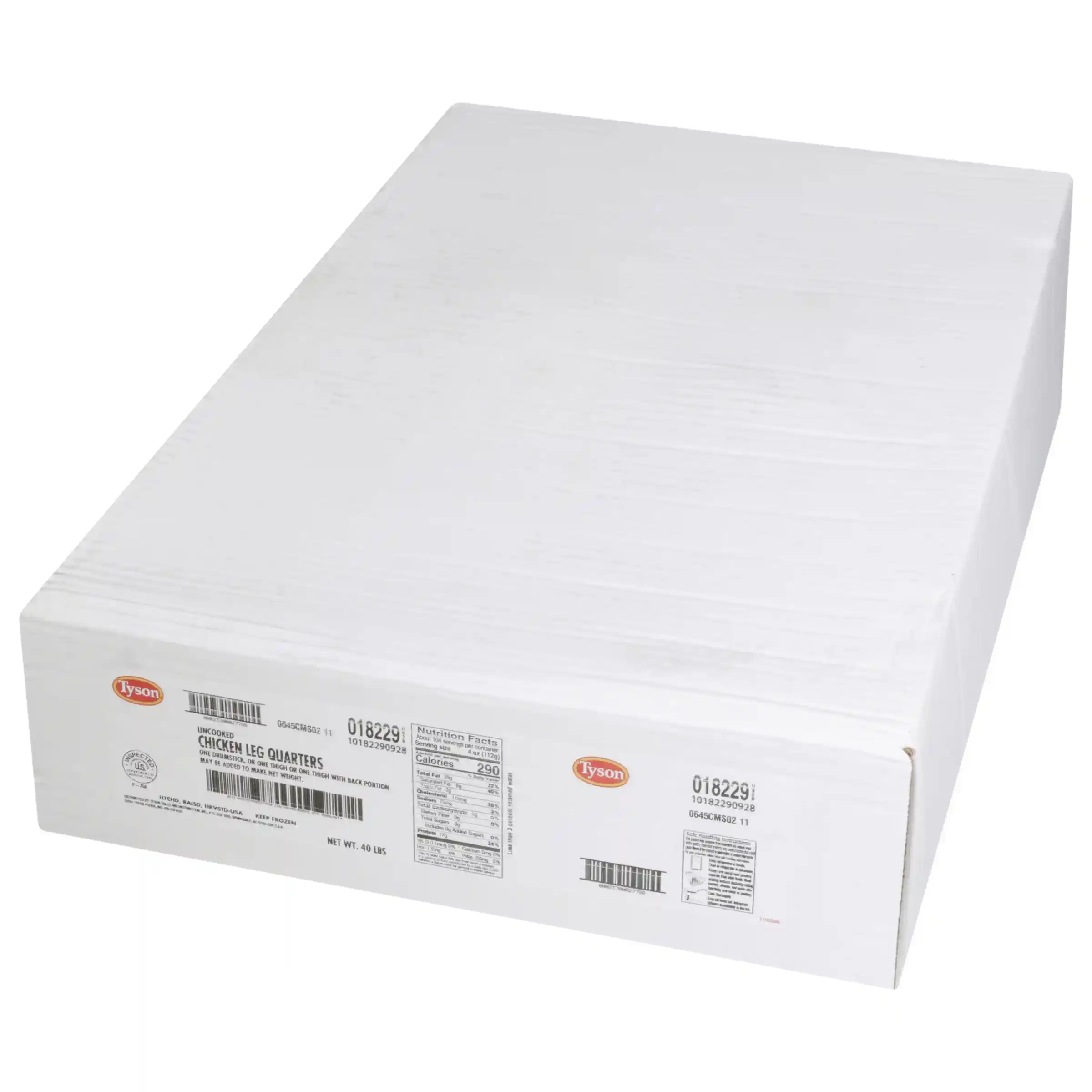 Tyson® Uncooked Unbreaded Chicken Leg Quarters_image_5