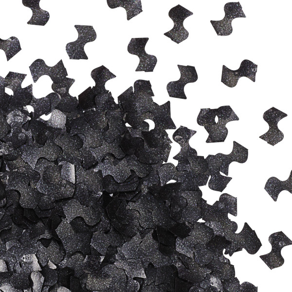 Black Confetti Edible Glitter
