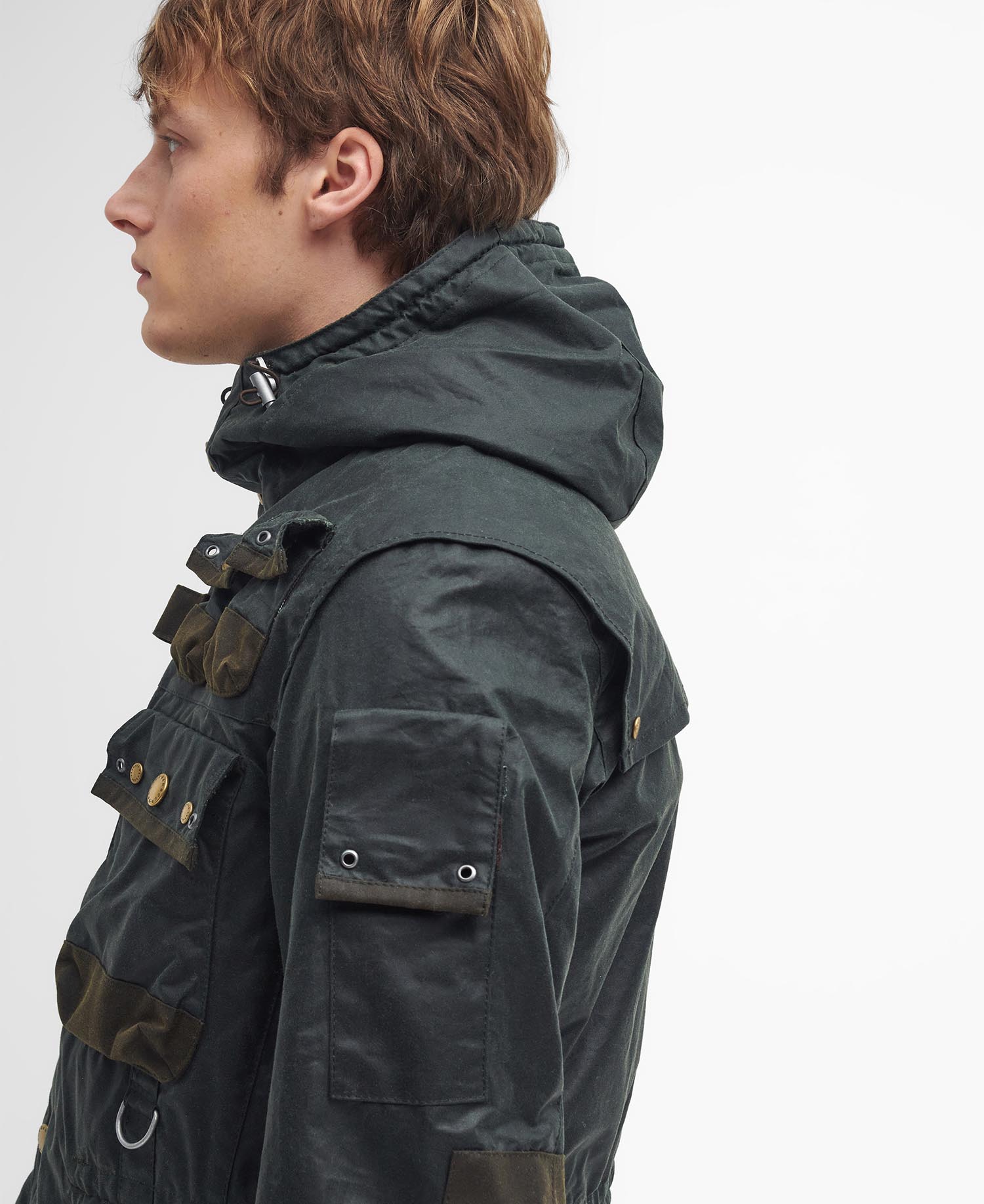 Barbour x TO KI TO Wachsjacke Military image number 3