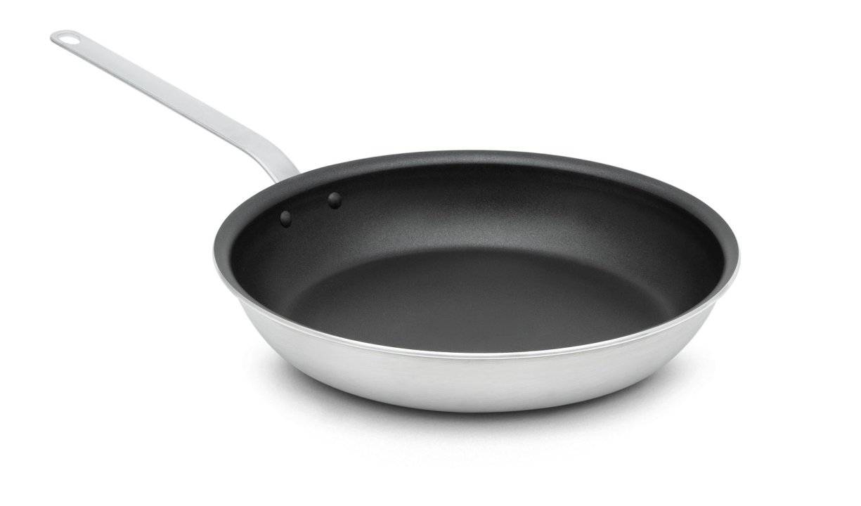 14-inch Wear-Ever® aluminum fry pan with CeramiGuard® II nonstick coating and plated handle