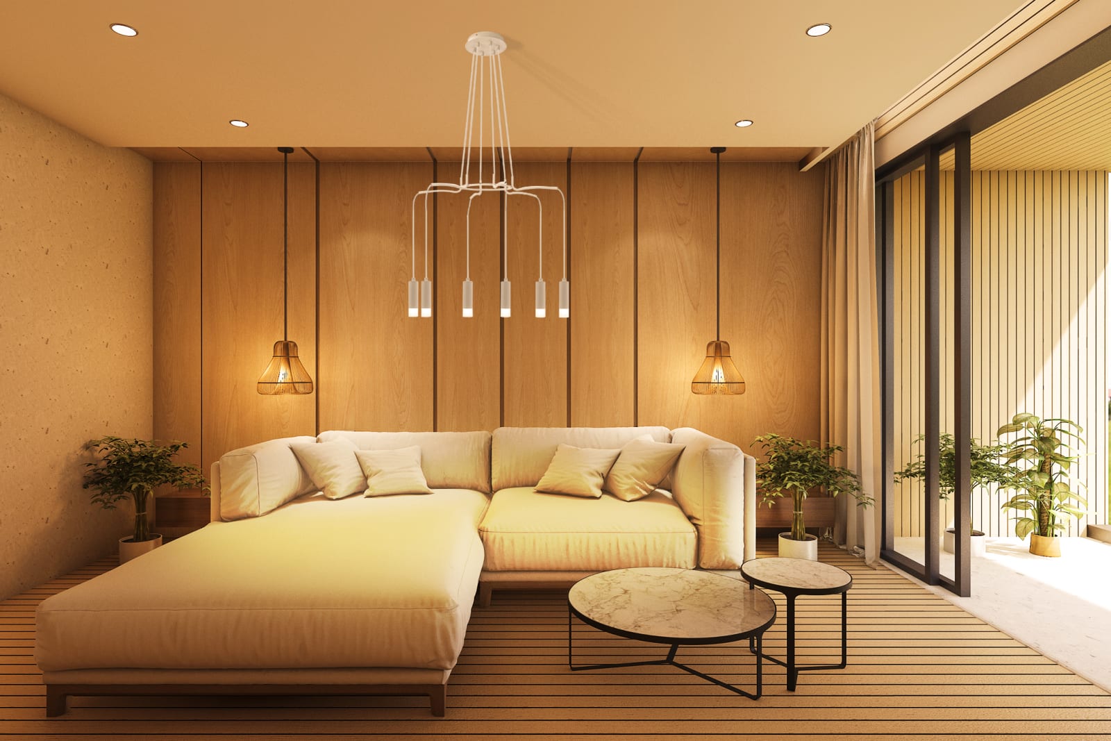 Spyder Chandelier 6 Head Web Chandelier — installation 1