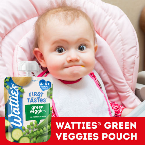  Wattie's® First Tastes™ Green Veggies 90g 4-6+ months 