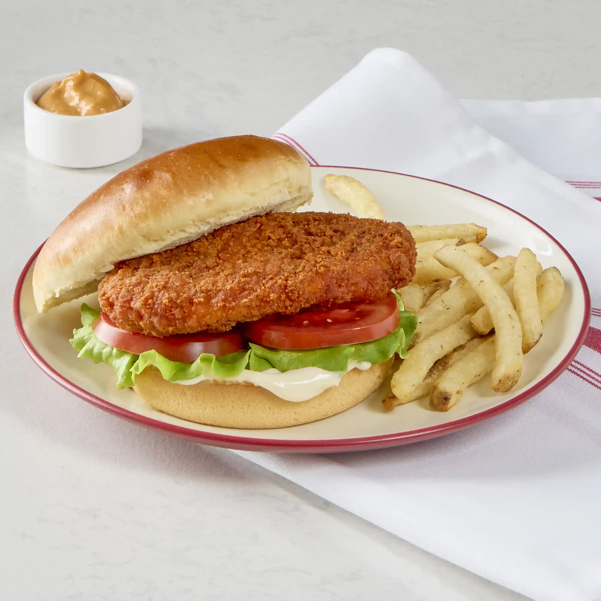 Tyson Red Label® Uncooked Breaded Authentically Crispy Spicy Chicken Breast Filets, 5.2 oz._image_1