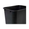Boardwalk, Soft-Sided, 7 gal, Resin, Black, Rectangle, Receptacle