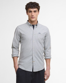 Camicia Marsden a maniche lunghe dalla vestibilità leggermente aderente Bluestone