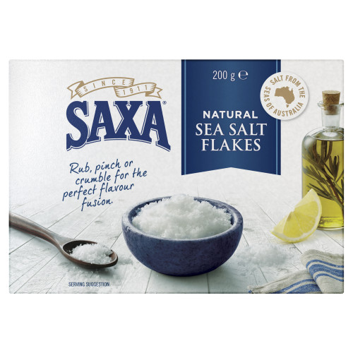  Saxa® Natural Sea Salt Flakes 200g 