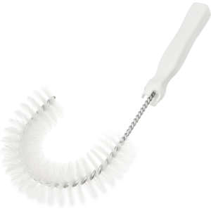 Carlisle, Sparta® Spectrum®, 11.5in, Color Coded Clean-In-Place Hook Brush, Polyester Bristles, White