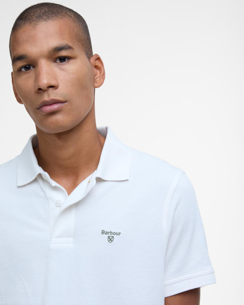 Lightweight Sports Short-Sleeved Polo Shirt Whisper White