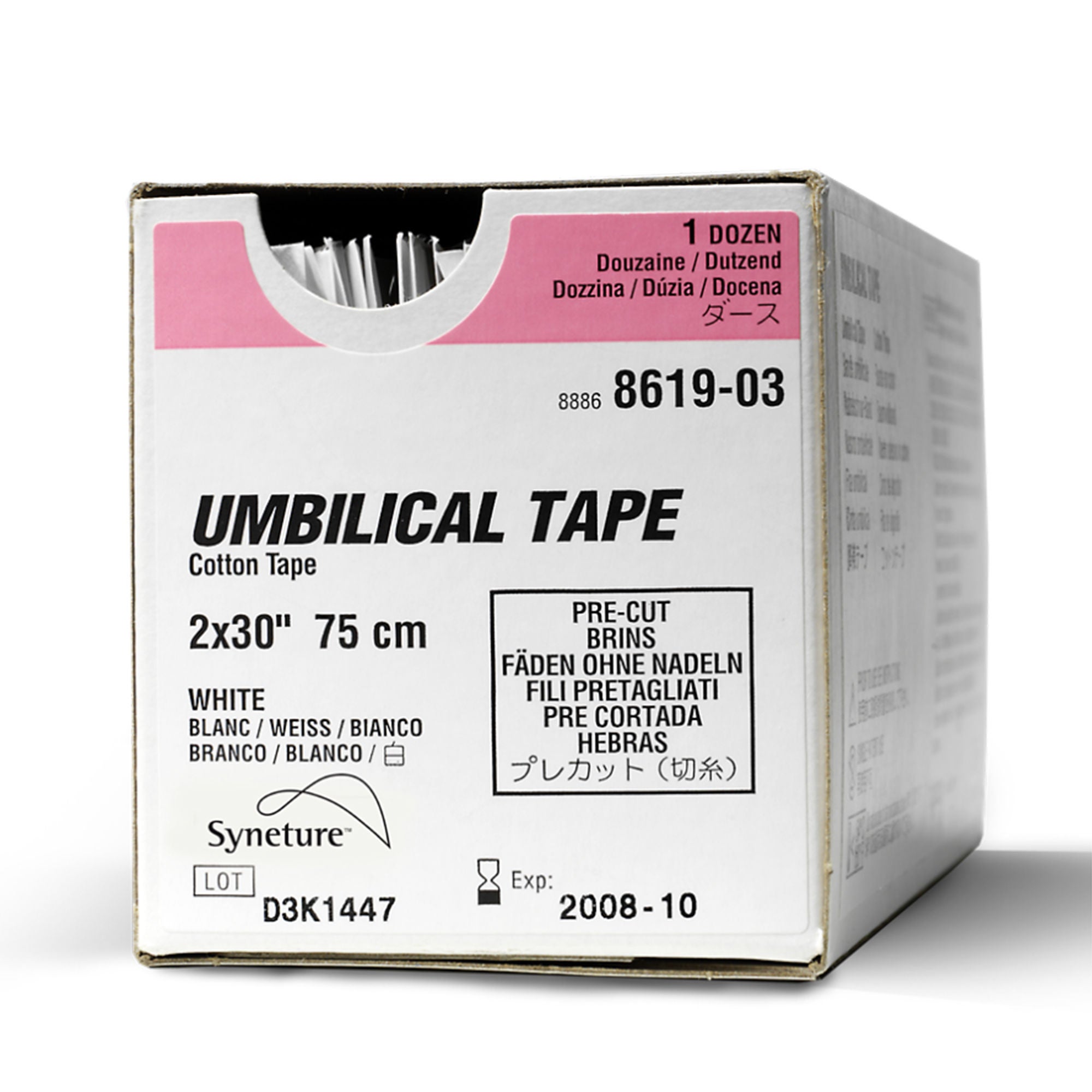 Medtronic MITG TAPE, UMBILICAL CTN 1/16"X30" (12/BX)