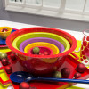 Confetti Mixing Bowl Set, Red, Kiwi & Orchid, 4-piece set slideshow image 2 Confetti Mixing Bowl Set, Red, Kiwi & Orchid, 4-piece set slideshow image 2