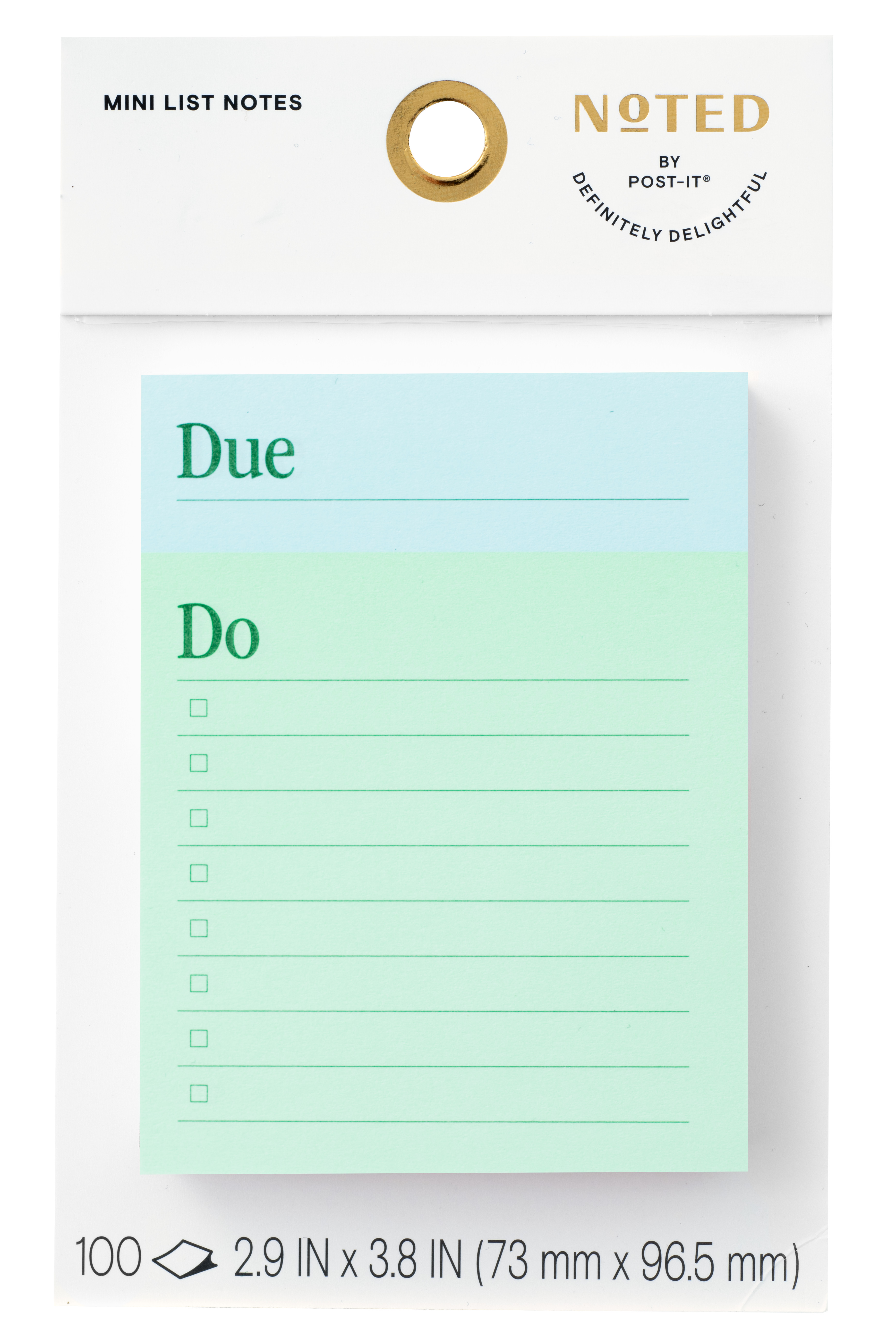 SKU 7100325172 | Post-it® Mini List Notes NTD9-34-4