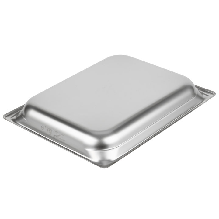 Half-size 1 ½-inch-deep Super Pan 3® stainless steel steam table pan