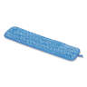Rubbermaid Commercial, HYGEN™, Microfiber Hook & Loop Mop, 18"W, Blue