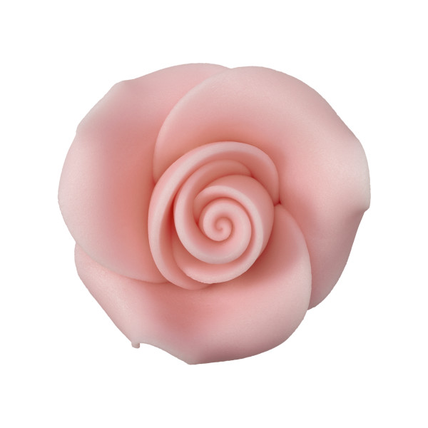 Light Pink 1.5" Rose - Red 3 Free SugarSoft® Premium Edible Decorations