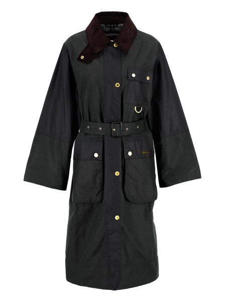 Milda Waxed Trench Coat